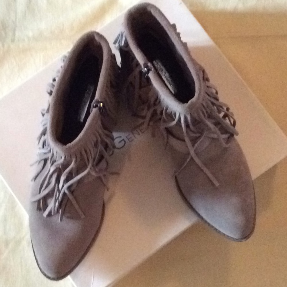 BCBG Generation fringe booties